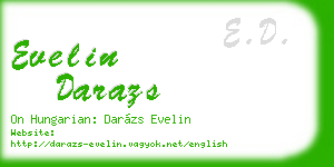 evelin darazs business card